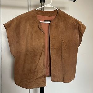 Brown New York vest
